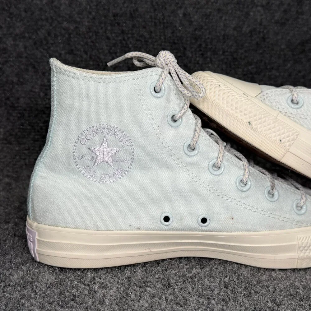 Converse Chuck Taylor‎ All Star High Sneakers Women's Size 8 Aqua Mist Canvas - Picture 8 of 12